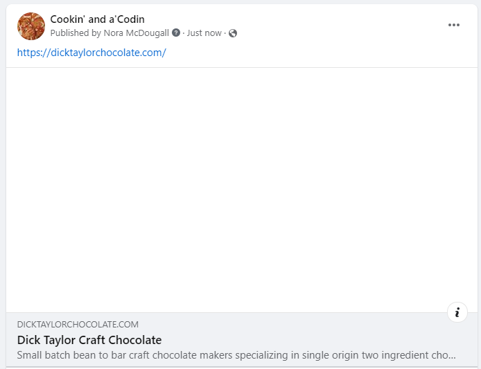 Screenshot of a Facebook post