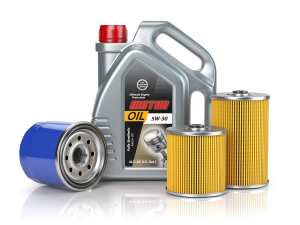 Photo of oil filters and oil